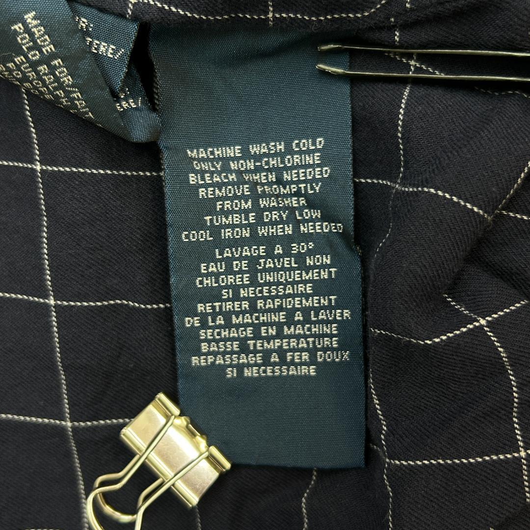 I*s様 Ralph Lauren　スイングトップ　L　ネイビー　裏地チェック