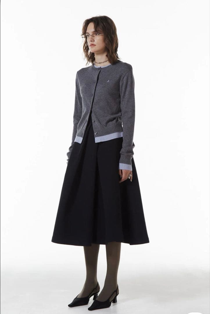 JOSE MOON MOON KNIT CARDIGAN グレー