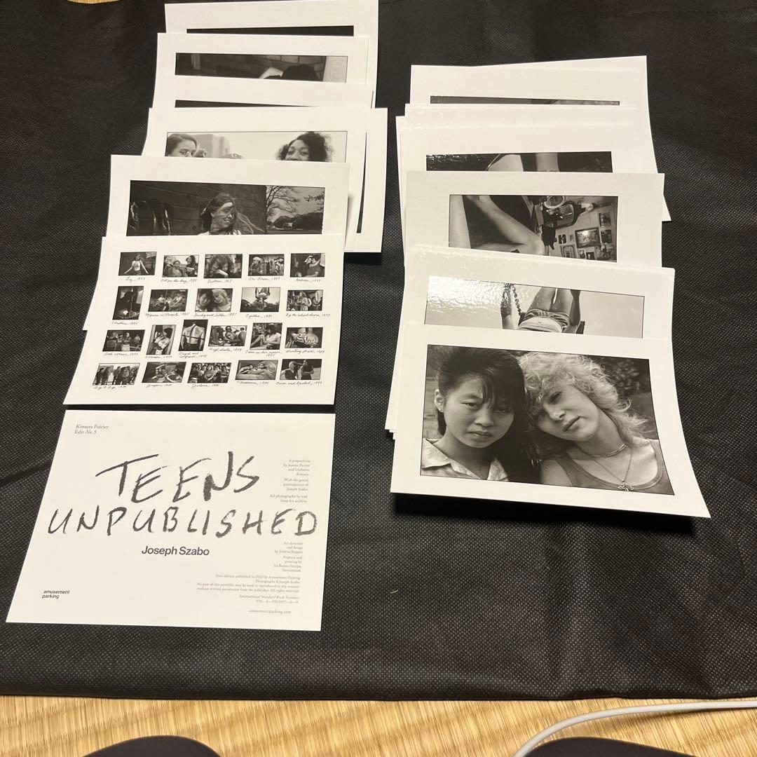 新品未使用　写真　Joseph Szabo Teens シルクスクリーン　限定