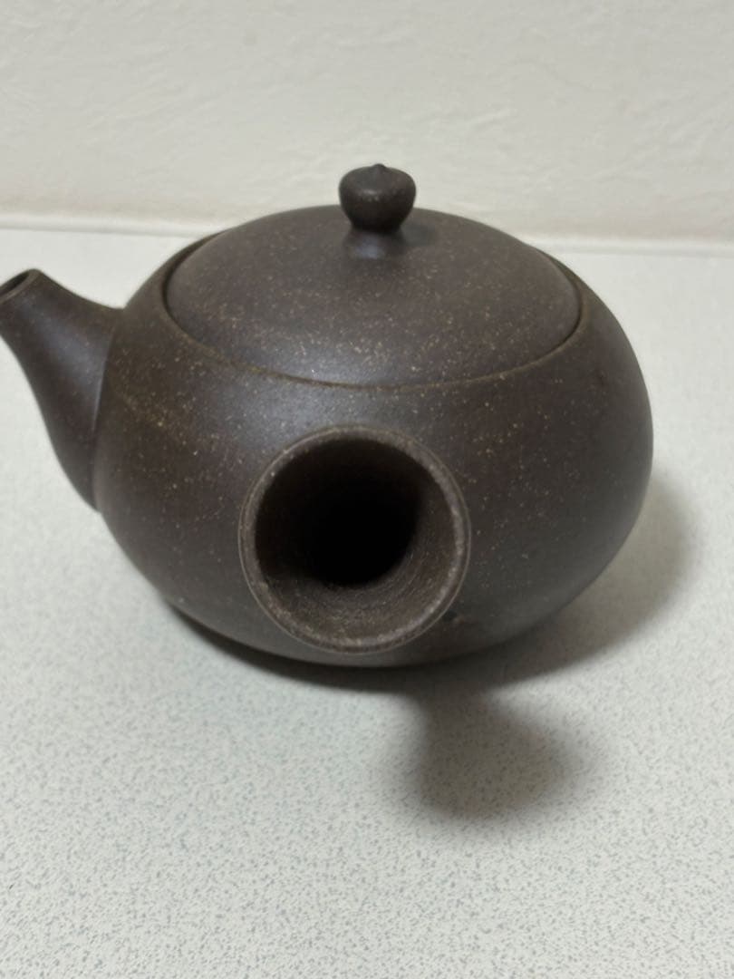 水野博司 急須 常滑燒 梨皮急須