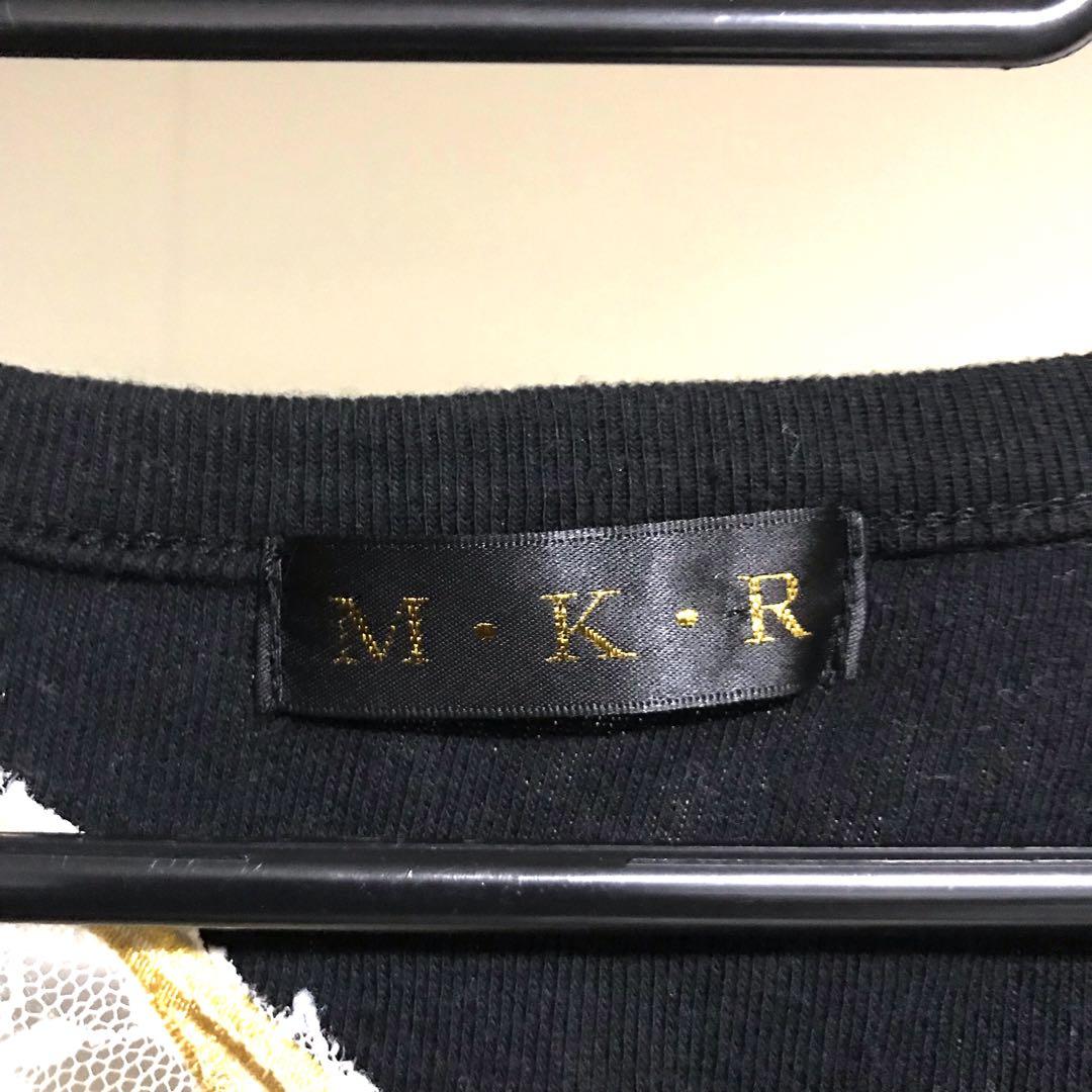 【送料込】M.K.R 十字架 羽 蝶 稀少 ピチT Y2K 00s 平成ギャル