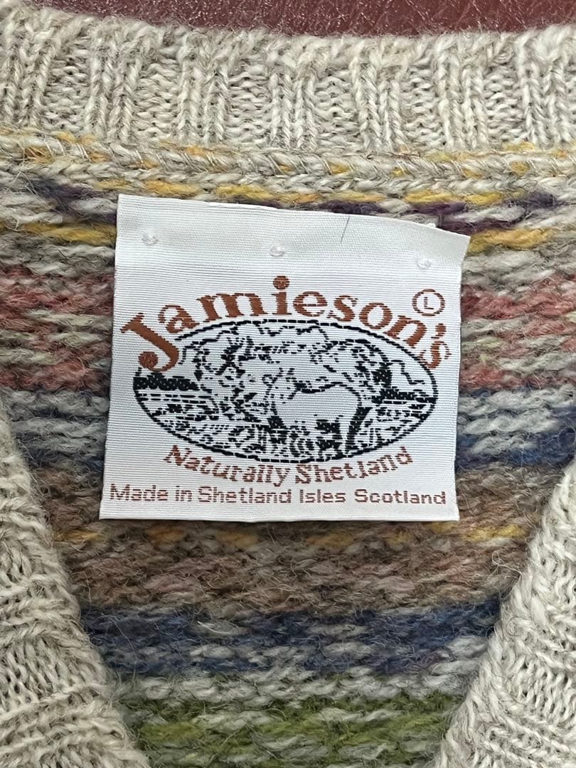 JAMIESON'S フェアアイル Vネックベスト