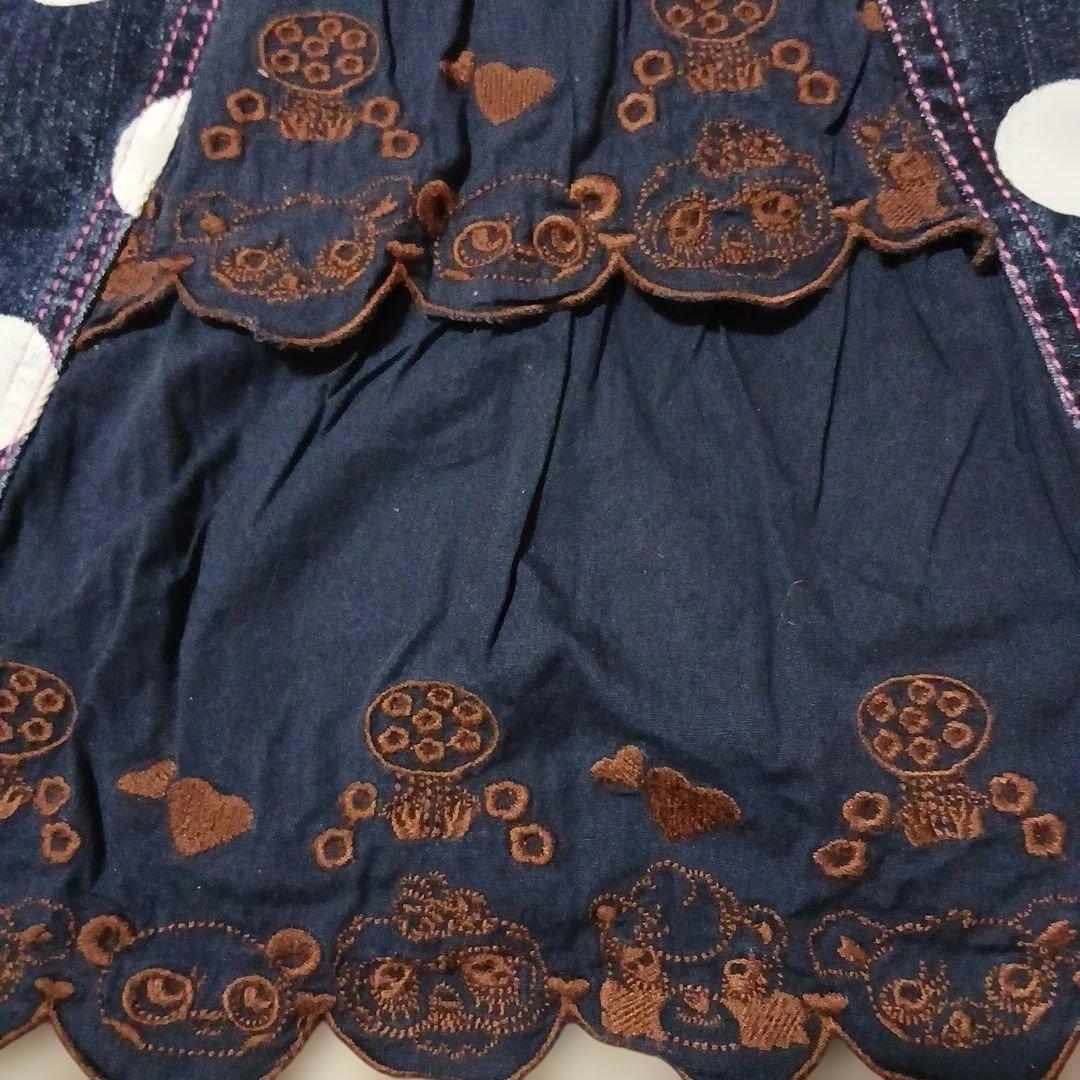 グラグラ　大人　刺繍　デニム　スカート【新品未使用】
