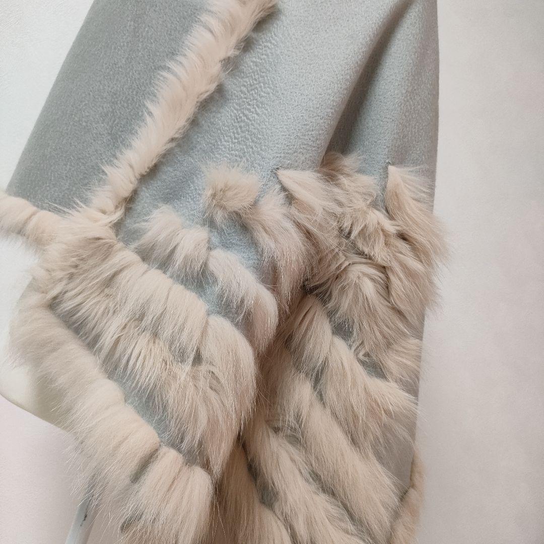 極美品❢FENDI　フェンディ　カシミヤ　マフラー　ストール
