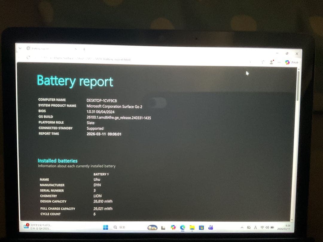 Windowsタブレット本体 Surface Go2 LTE m3 SSD 256g Office 2024