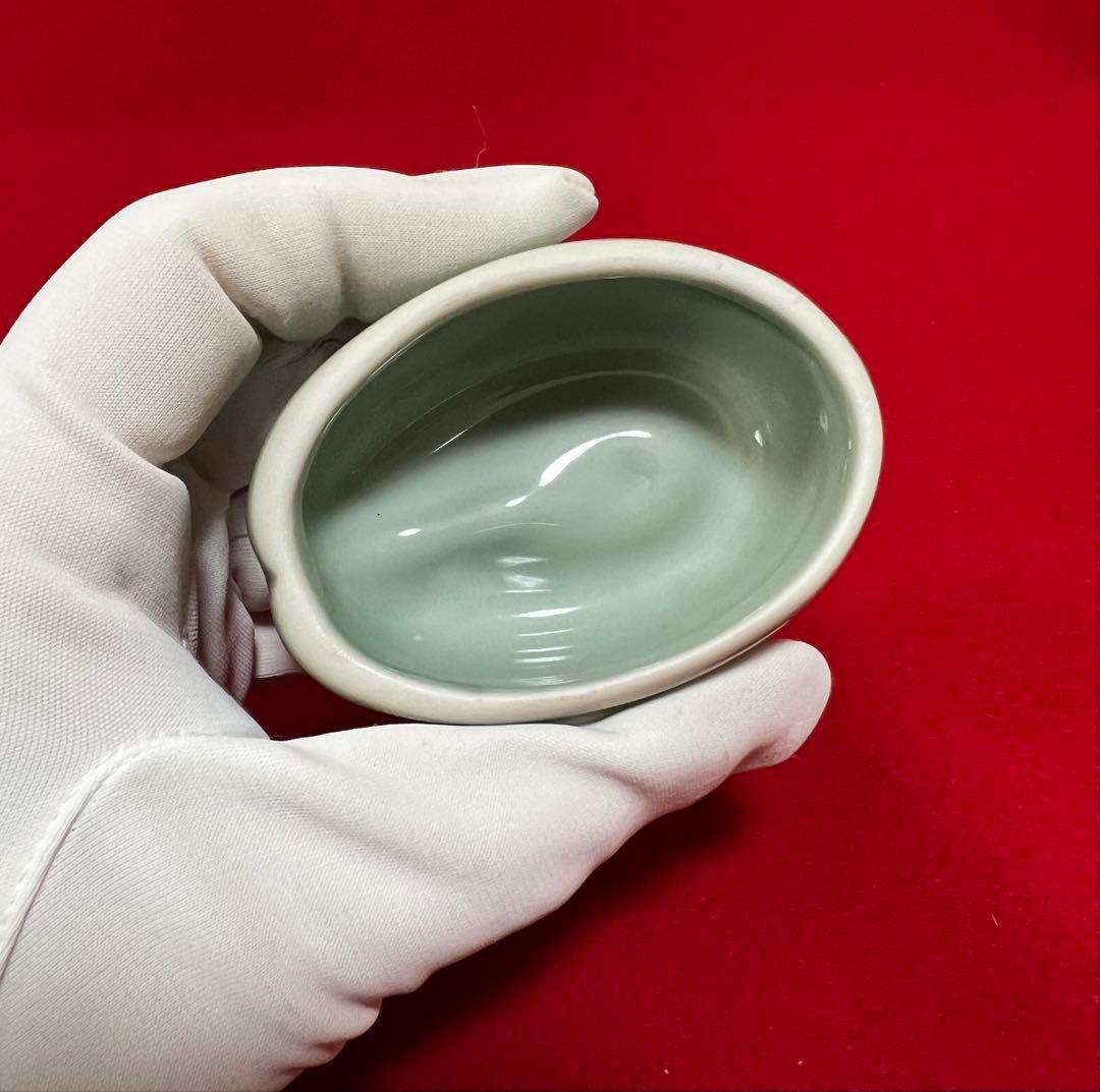 期間限定　青磁置物 酒器 陶器 オブジェ　コレクション