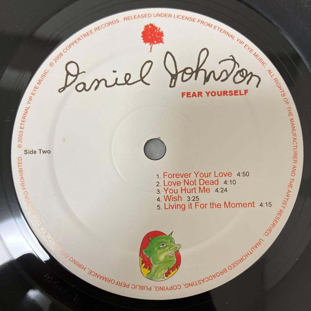 DANIEL JOHNSTON /FEAR YOURSELF LPシュリンク付き
