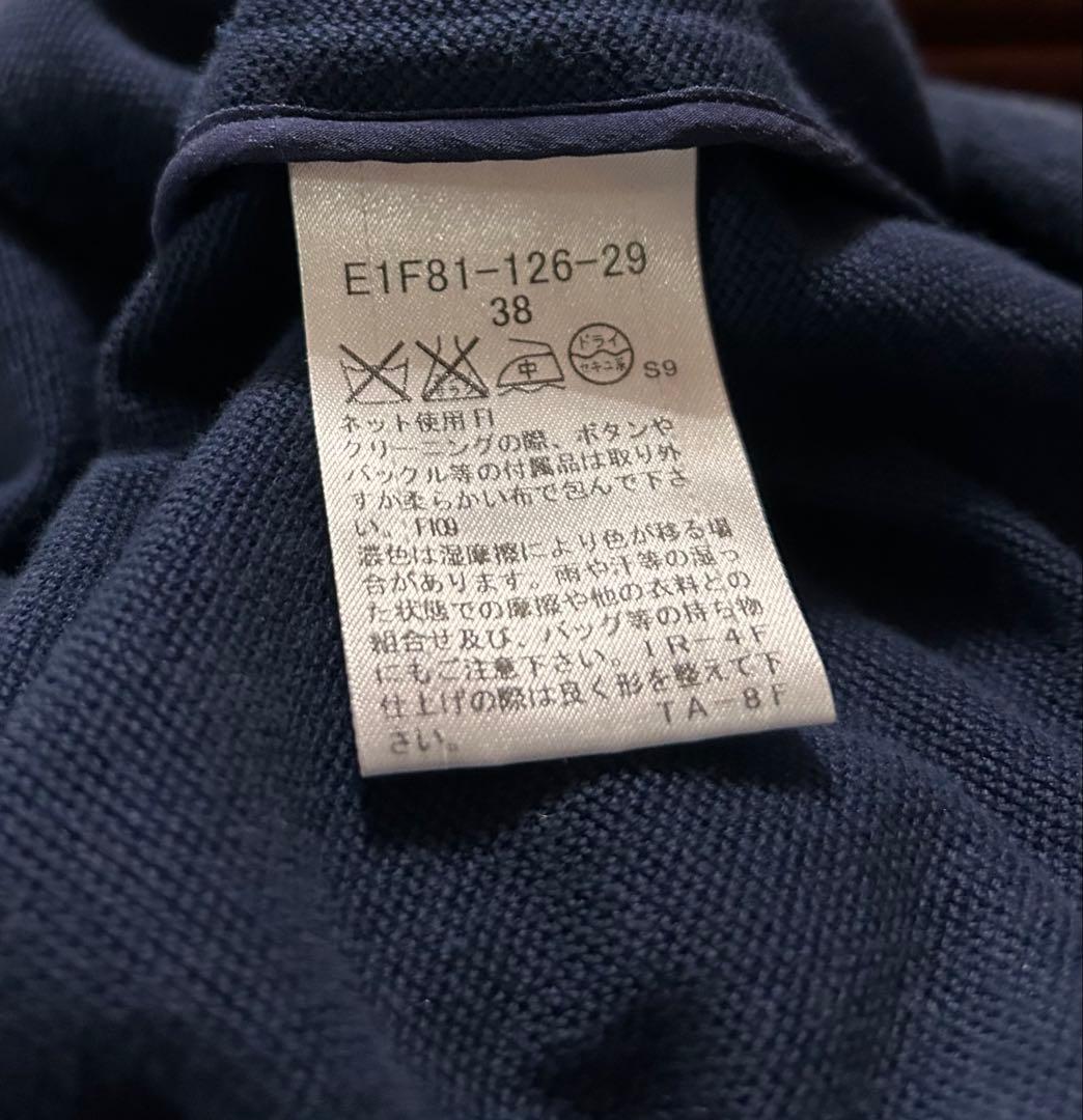 バーバリー BURBERRY BLUE LABEL 金ボタンジャケット 38