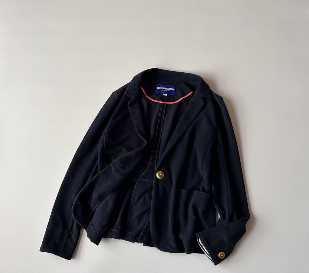 バーバリー BURBERRY BLUE LABEL 金ボタンジャケット 38
