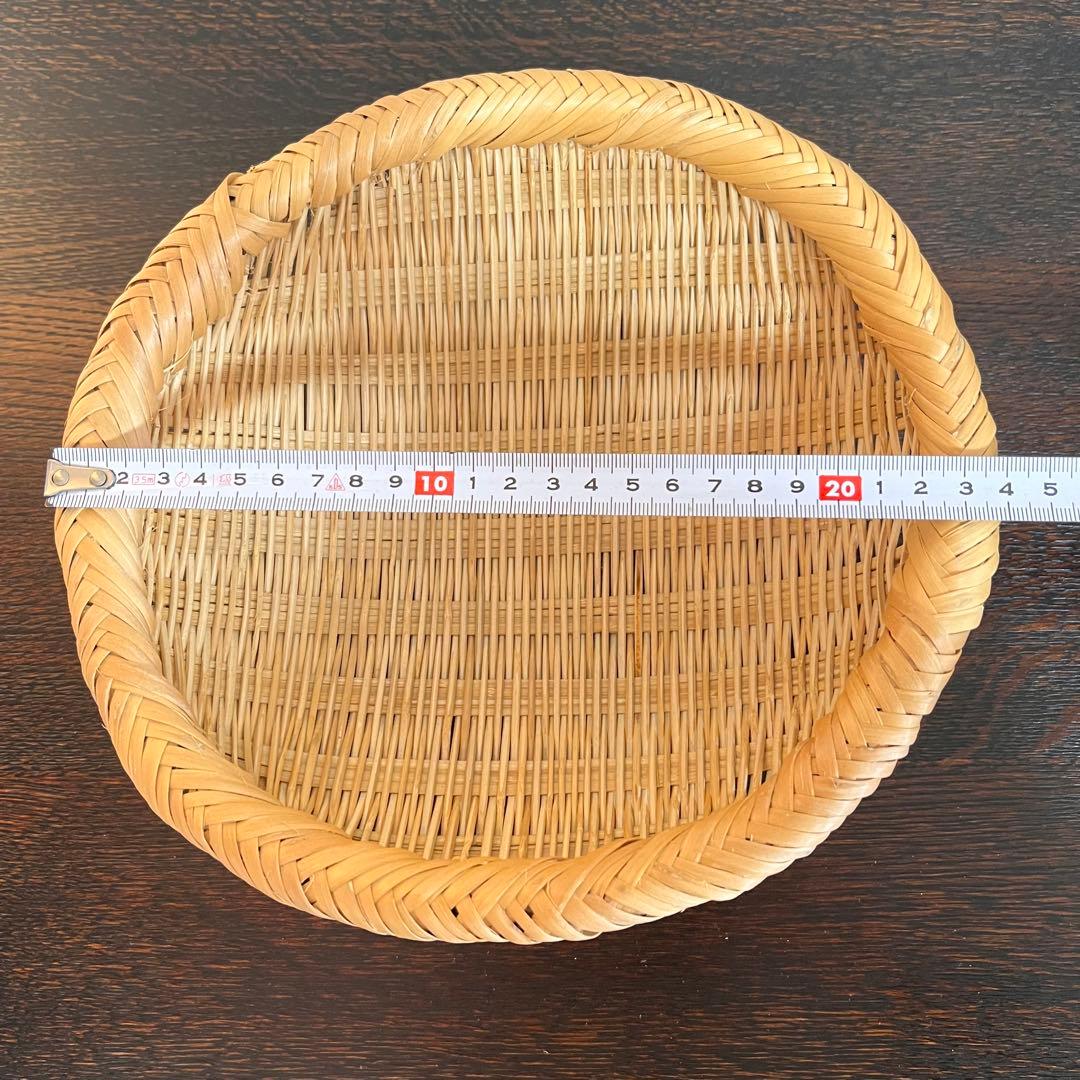 ざる　かご　竹細工　すずたけ　小屋名しょうけ