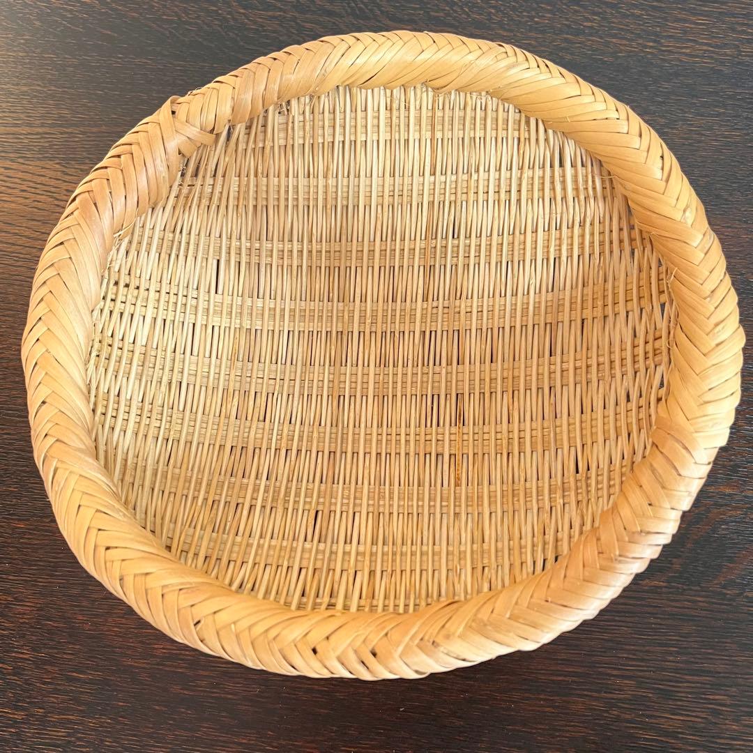 ざる　かご　竹細工　すずたけ　小屋名しょうけ