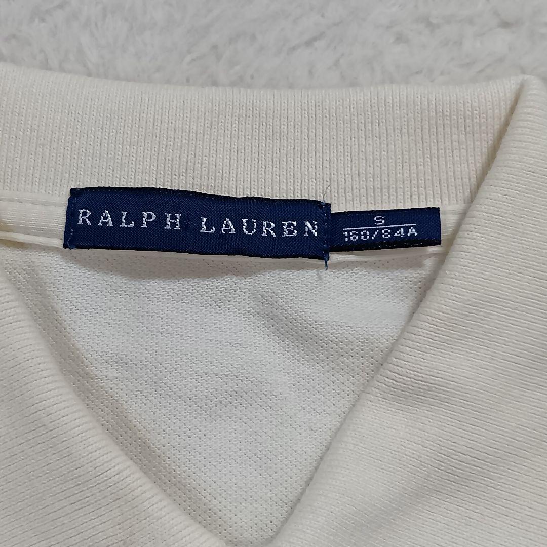 RALPH LAUREN ラインストーンビッグポニー 半袖 ポロシャツ S