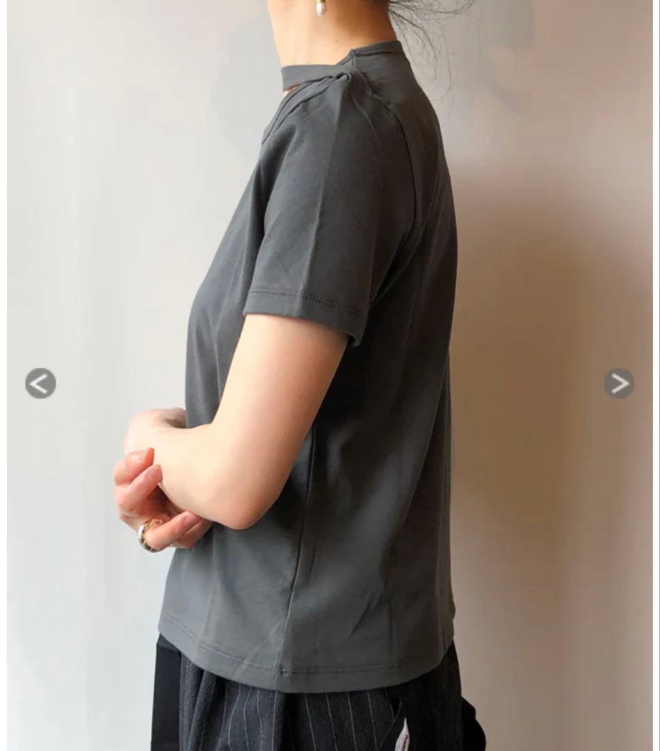 【美品】FUMIKA UCHIDA 半袖Tシャツ　ベージュ　Mサイズ