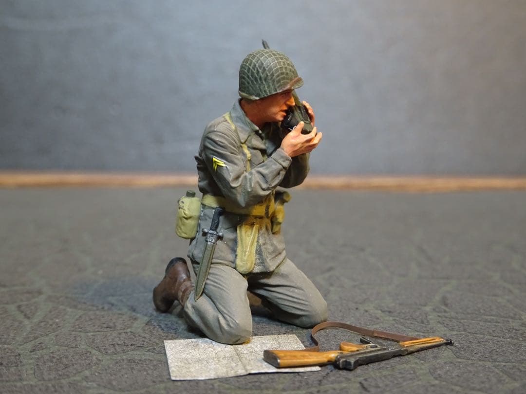 タミヤ1/35 アメリカ歩兵偵察セット　プラモデル完成品