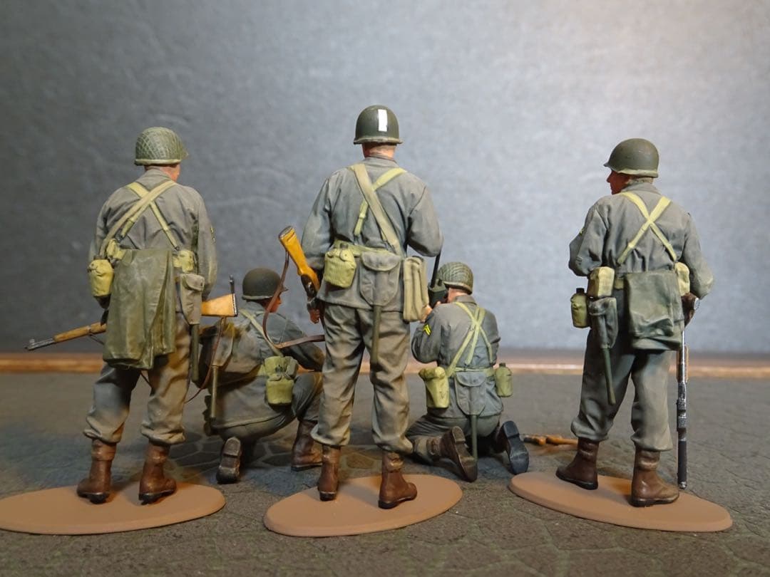 タミヤ1/35 アメリカ歩兵偵察セット　プラモデル完成品