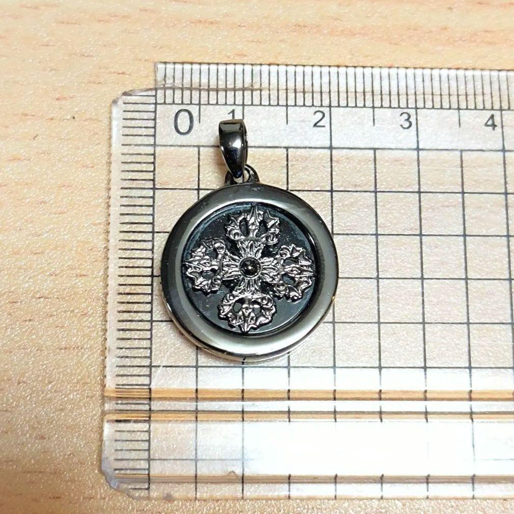 美品　 シャンバラ ドージェ　ペンダント　シルバー　ネックレス　オニキス