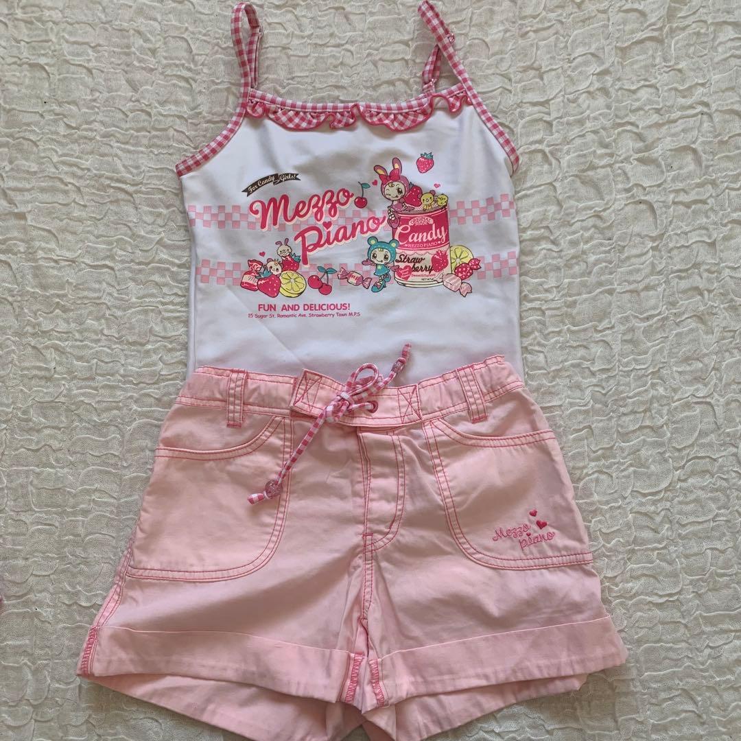希少！メゾピアノ　ベリエちゃん　水着3点セット　150