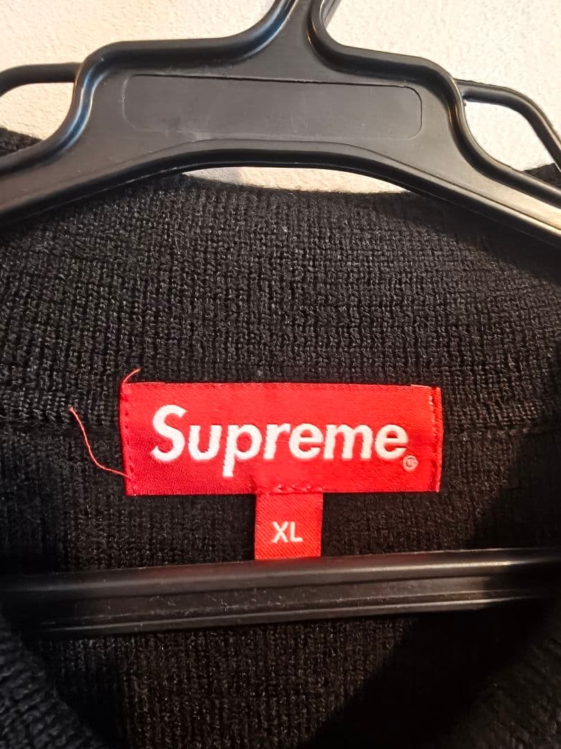 Supreme FAUX FUR ZIP UP CARDIGAN ブラック