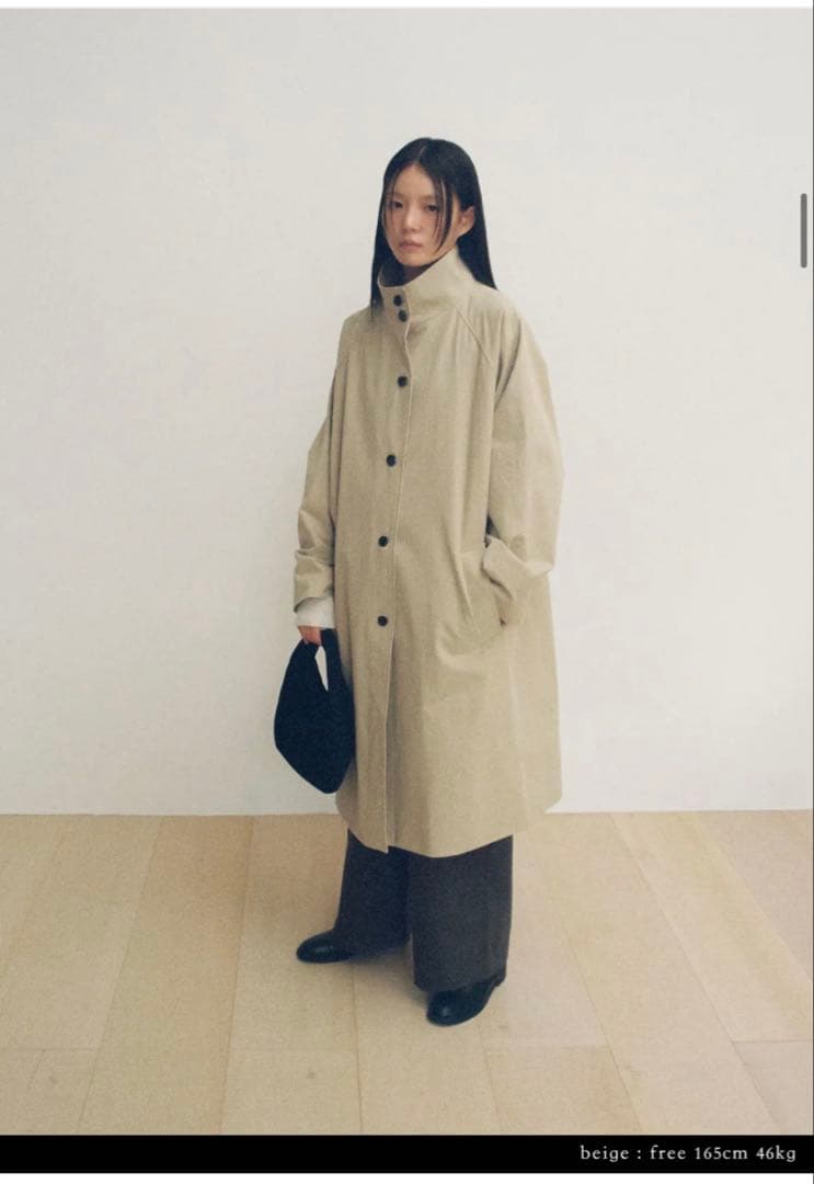 ohotoro トレンチコート　ベージュ　Drop Trench Coat