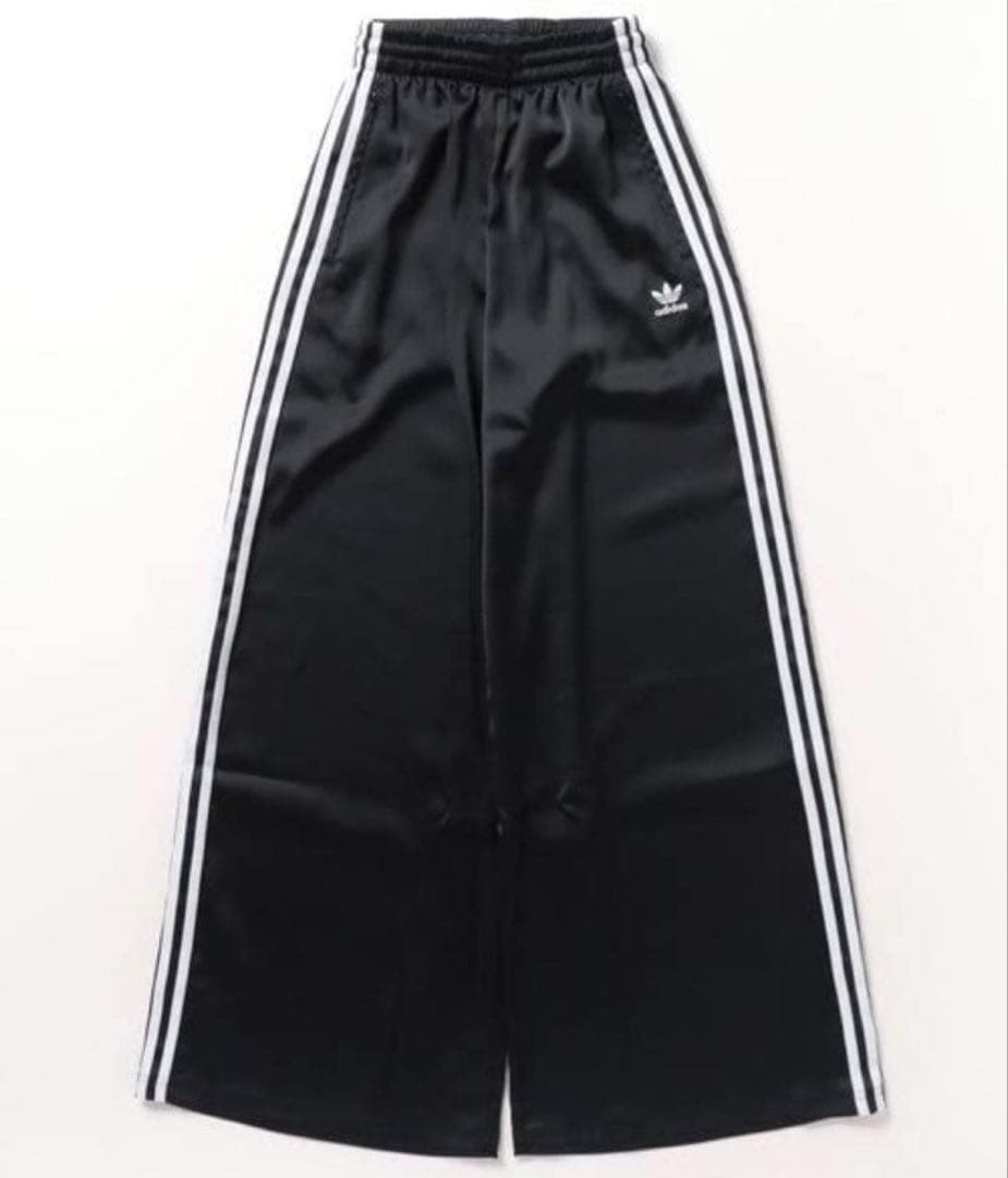 adidas サテンワイド S ブラック