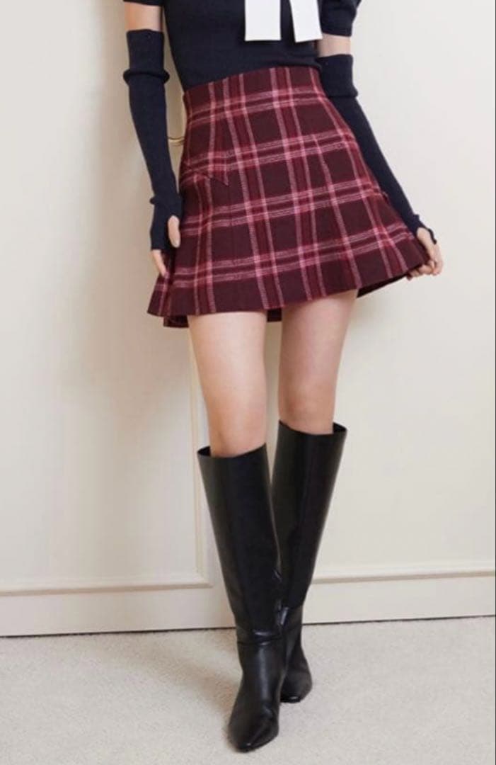 【新品未使用】即完売 スナイデル ニーレングスロングブーツ 23.5cm 黒