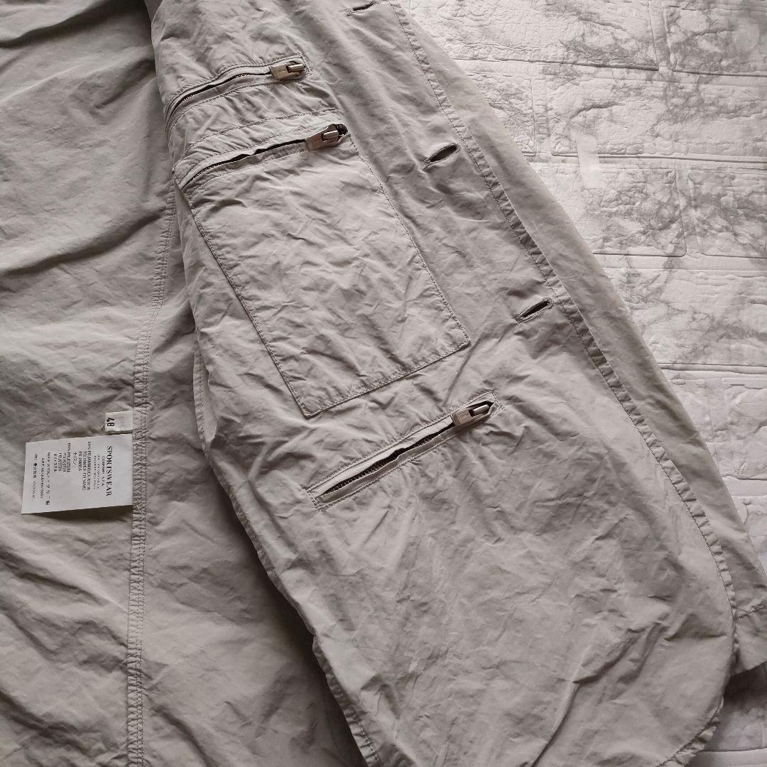 C.P. COMPANY テーラードジャケット シワ加工 ロゴ刻印 イタリア製