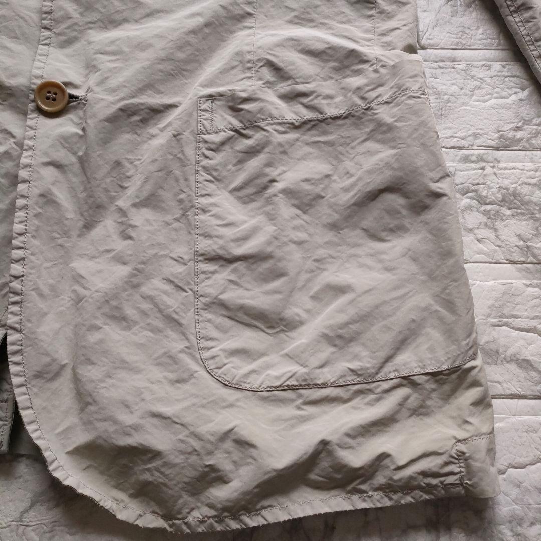 C.P. COMPANY テーラードジャケット シワ加工 ロゴ刻印 イタリア製