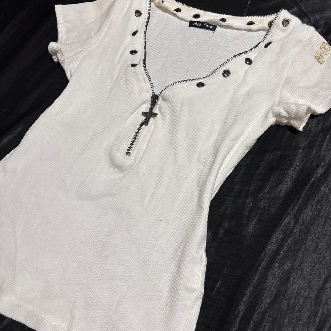 トップス 00s Y2K archive high flow tops