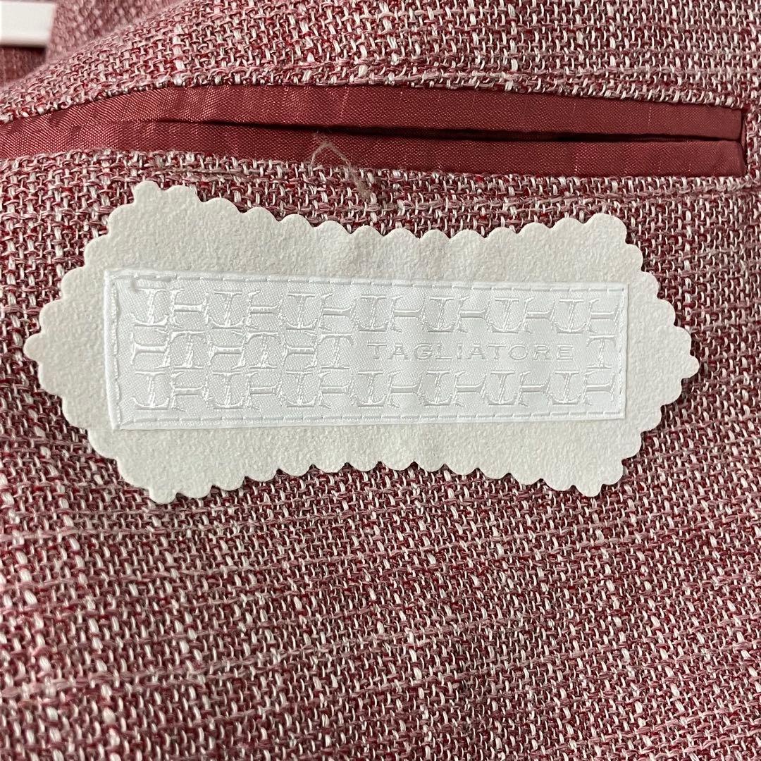 サ*間様 TAGLIATORE テーラードジャケット 赤系