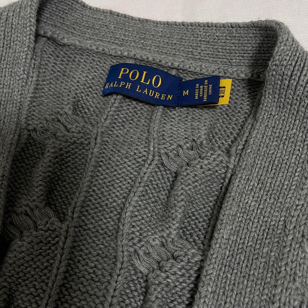 せ*つ様 ラルフローレン♡コットンケーブルカーディガン　ポケットワンポイント刺繍