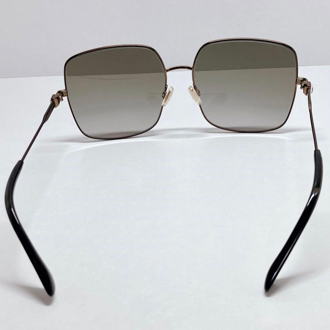 JIMMYCHOO サングラス　J7DHA メタルフレーム　ビジュー　ロゴ