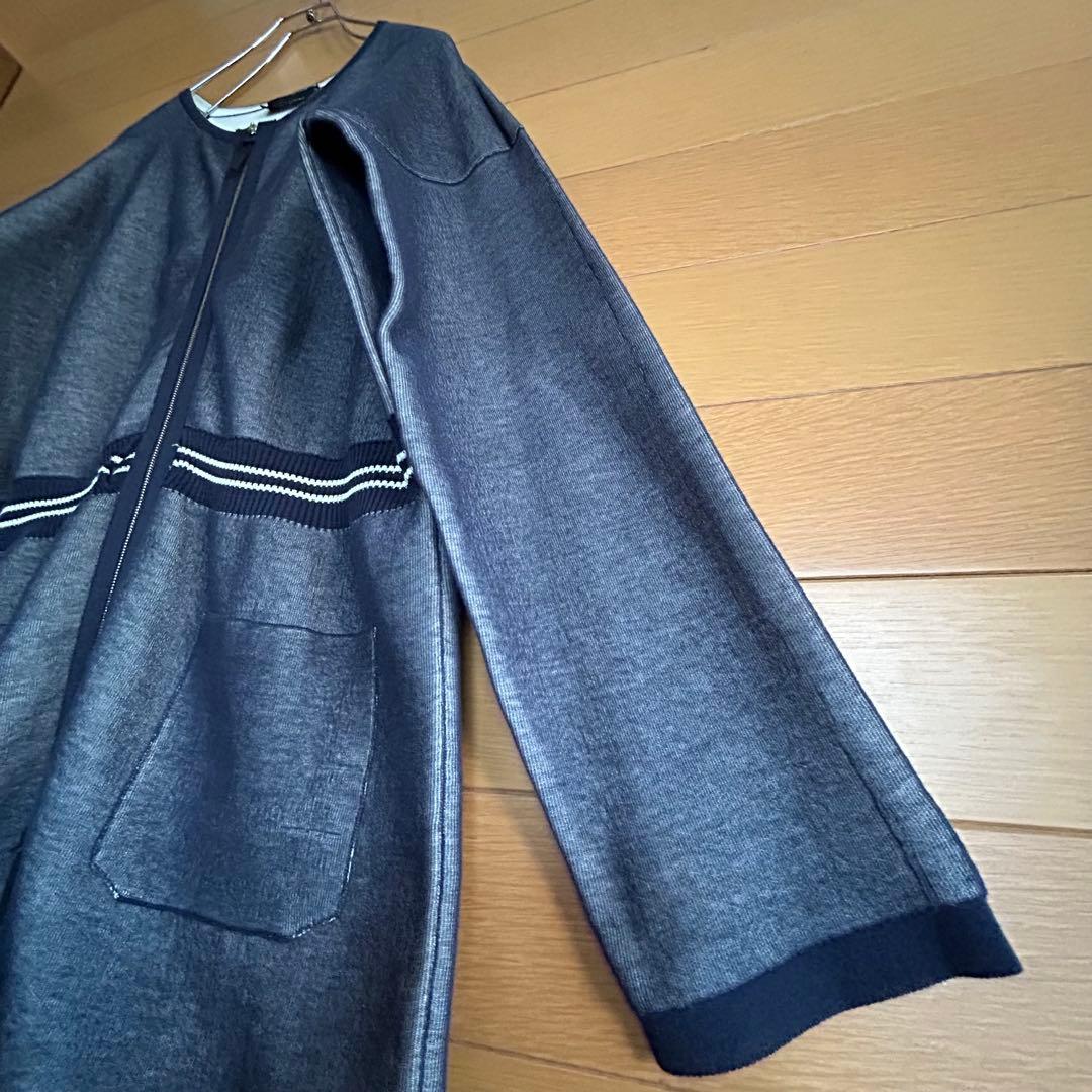 CIVIDINI チヴィディーニ ニット ジップアップカーディガン 春服 XL