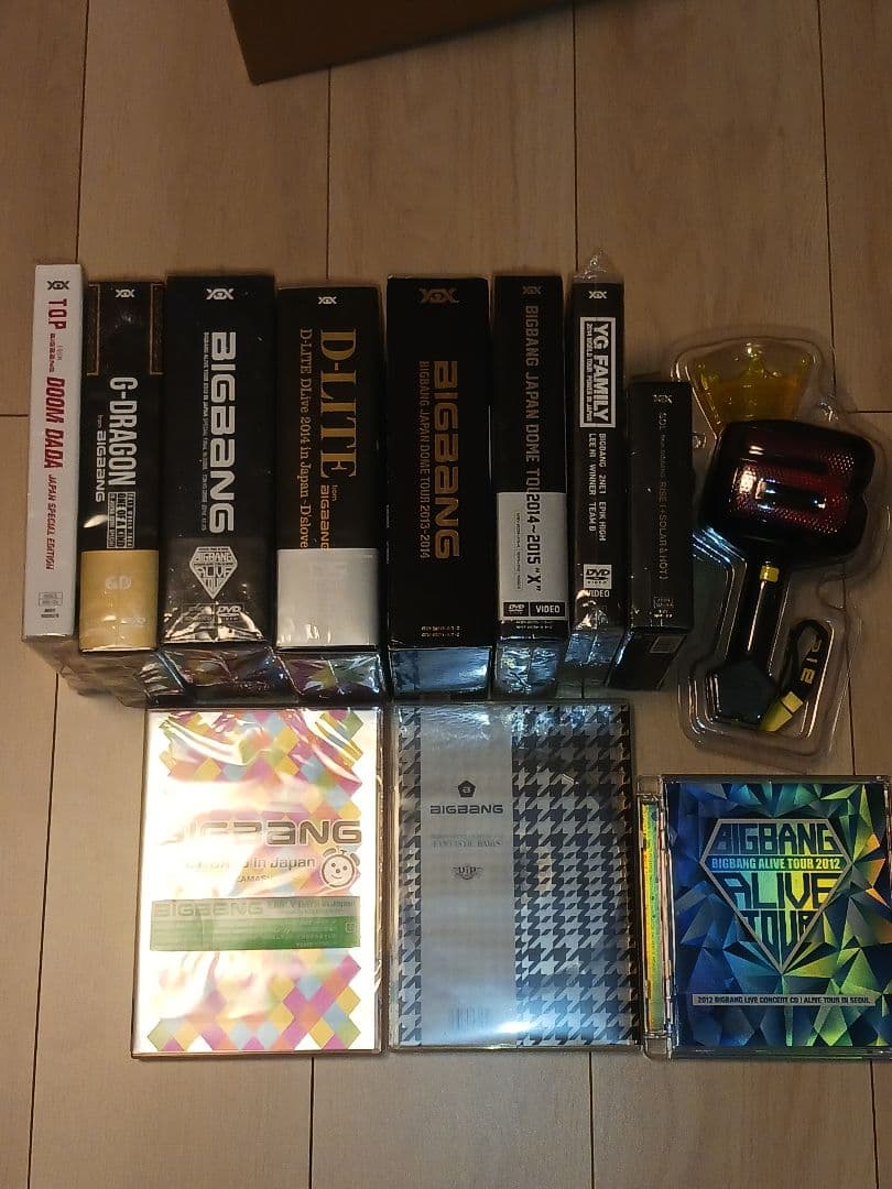 BIGBANG DVD CD ペンライトまとめ売り　未使用品有り