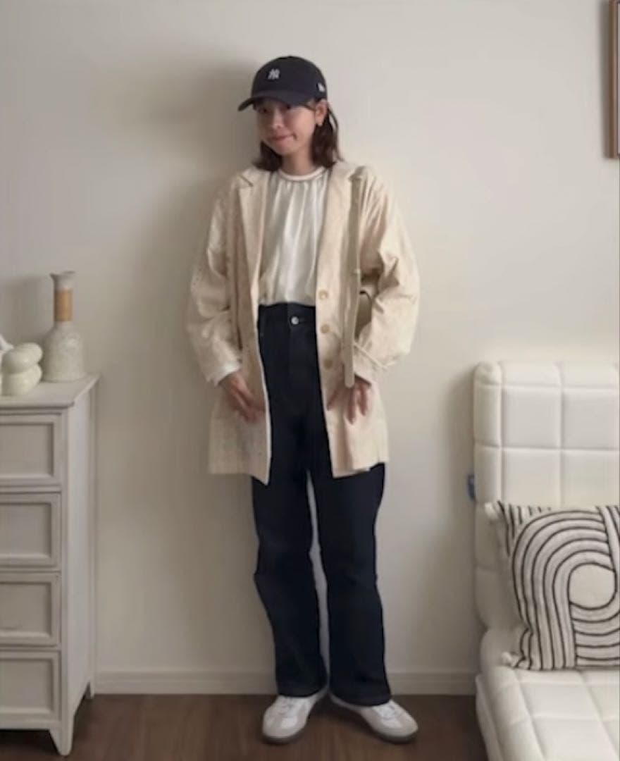 ジャケット・アウター eaphi patchwork embroidery lace jacket
