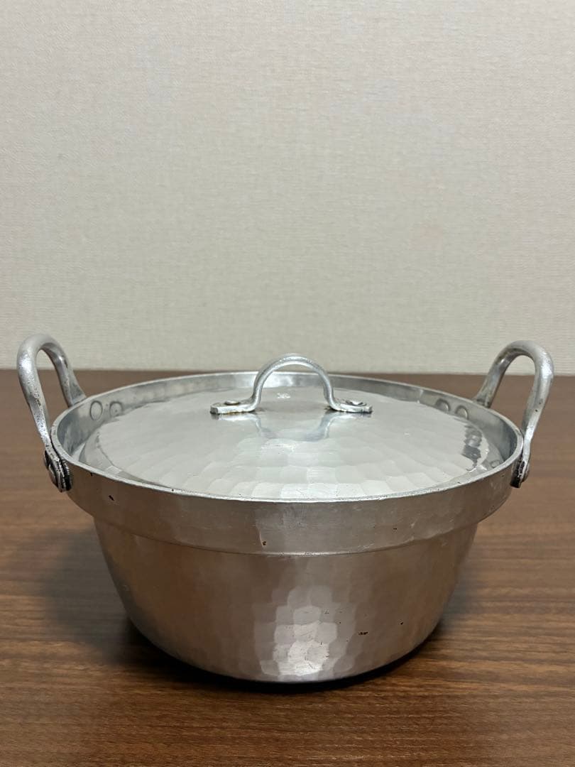 京都　有次　アルミ鍋　段付鍋　両手鍋