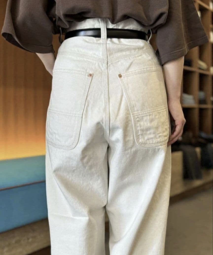 美品★Shinzone TOOL DENIM PANTS ECRU 34