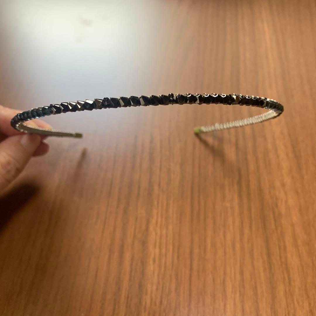 コンプレックスビズ ヘアーカチューシャ　ブラック系　冬のお洒落に