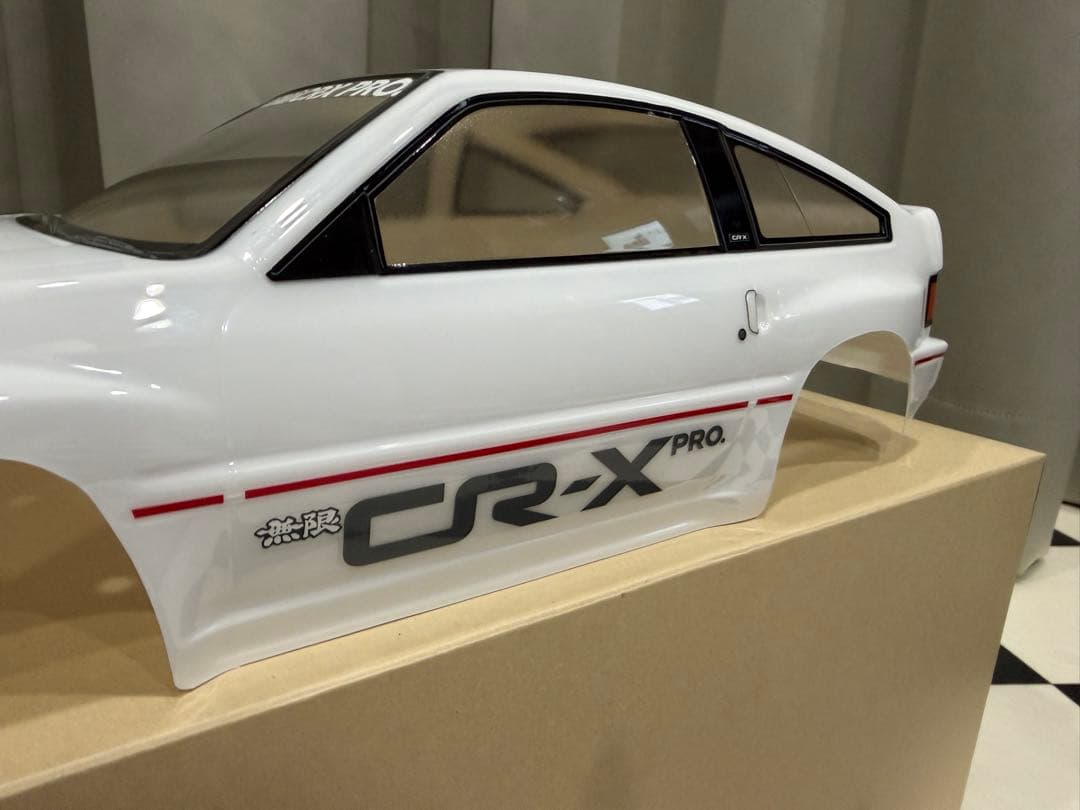 週末特価 タミヤMシャーシ対応 バラードスポーツ無限CR-X 塗装済未使用ボディ