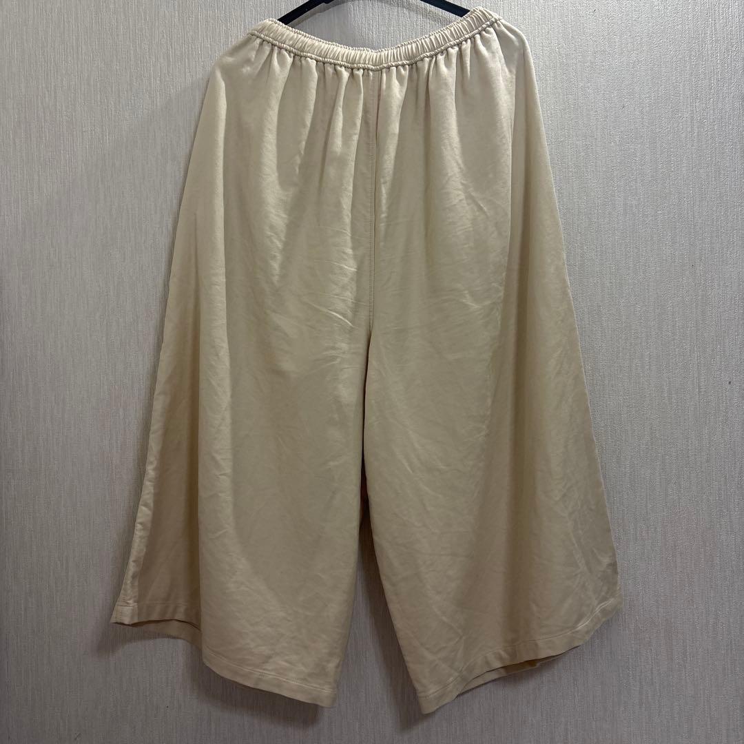 専用です 美品 メゾンドソイル秋冬コレクション綿100%イージーパンツ 生成