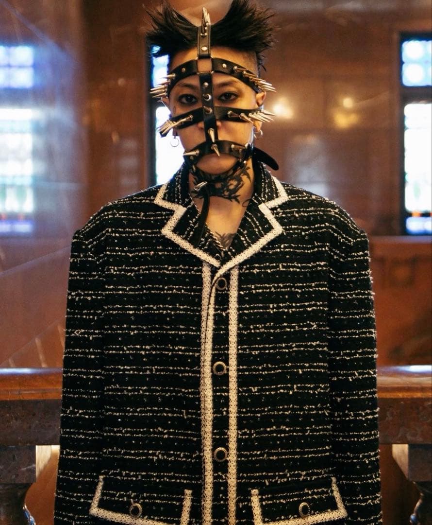 【定価8万】el conductorh MIXED TWEED JKT シャネル