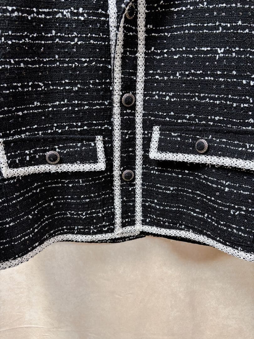 【定価8万】el conductorh MIXED TWEED JKT シャネル