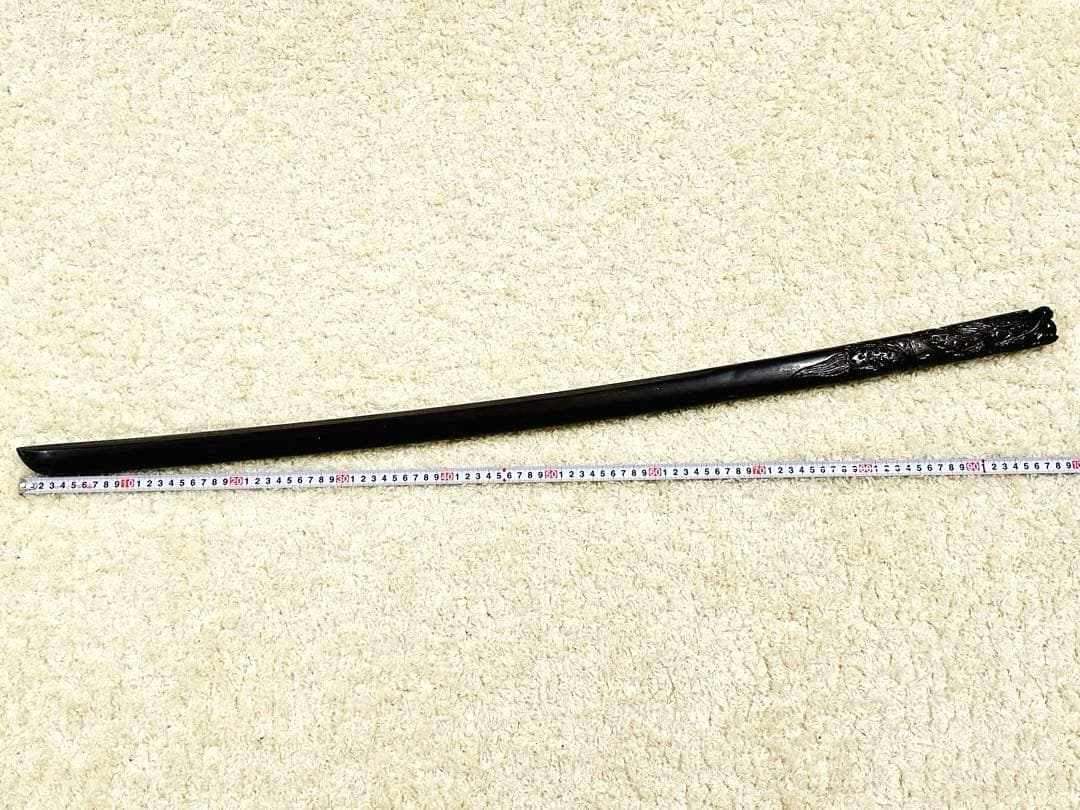 ☆龍顔彫刻 木刀☆模造刀 工芸品 オブジェ 骨董 鑑賞 コレクション