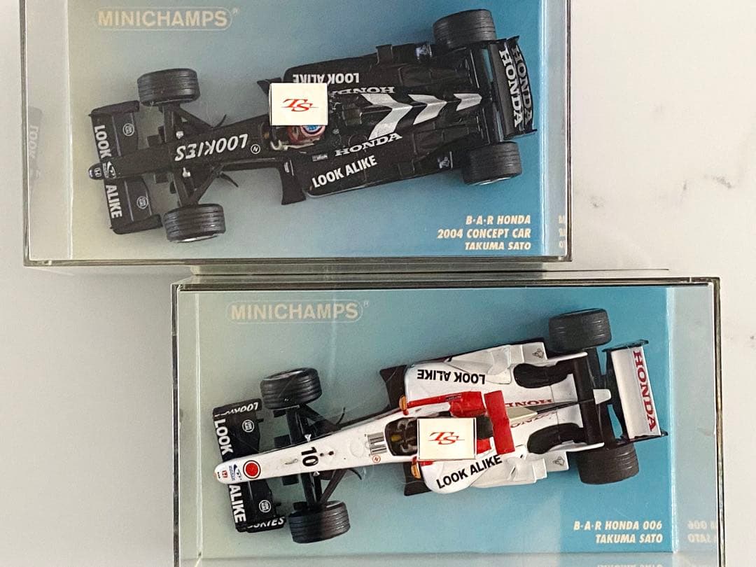 MINICHAMPS/Honda F1 2004ミニカー2台＊佐藤琢磨