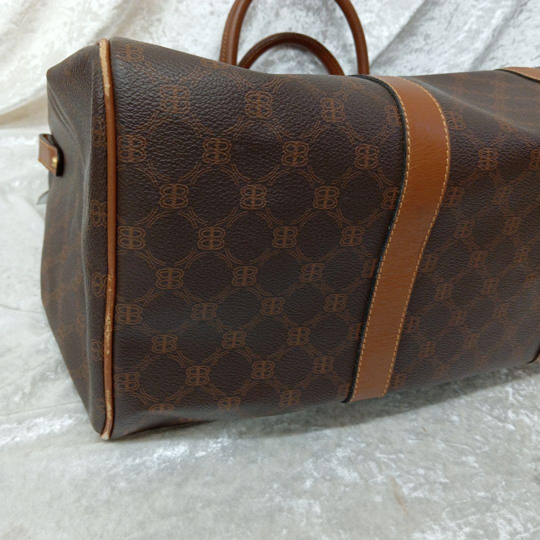 BALLY バリー ボストンバッグ ゴルフ 旅行 PVC レザー ブラウン