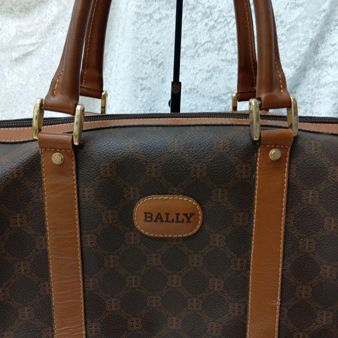 BALLY バリー ボストンバッグ ゴルフ 旅行 PVC レザー ブラウン