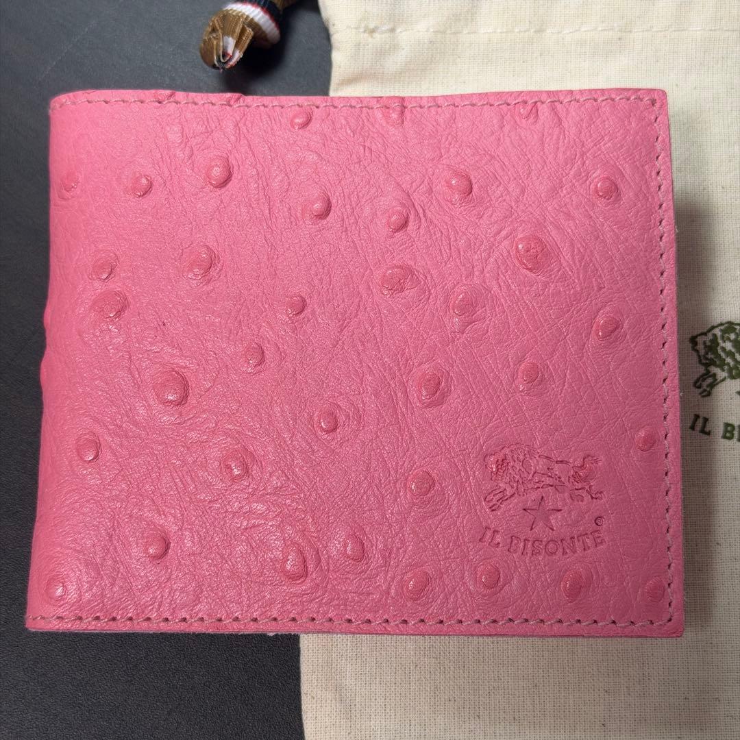 【新品未使用】イルビゾンテ 二つ折り財布 ピンク