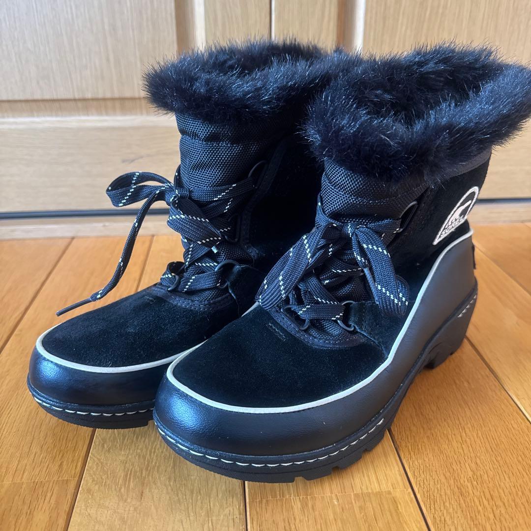 SOREL ソレル ティボリ３ スノーブーツ ウィンターブーツ 黒 24.5cm
