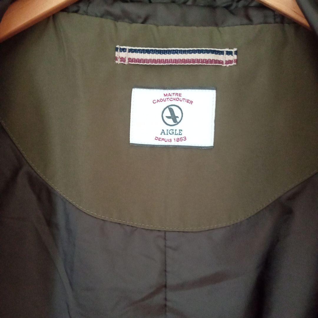 AIGLE カーキ モッズコート