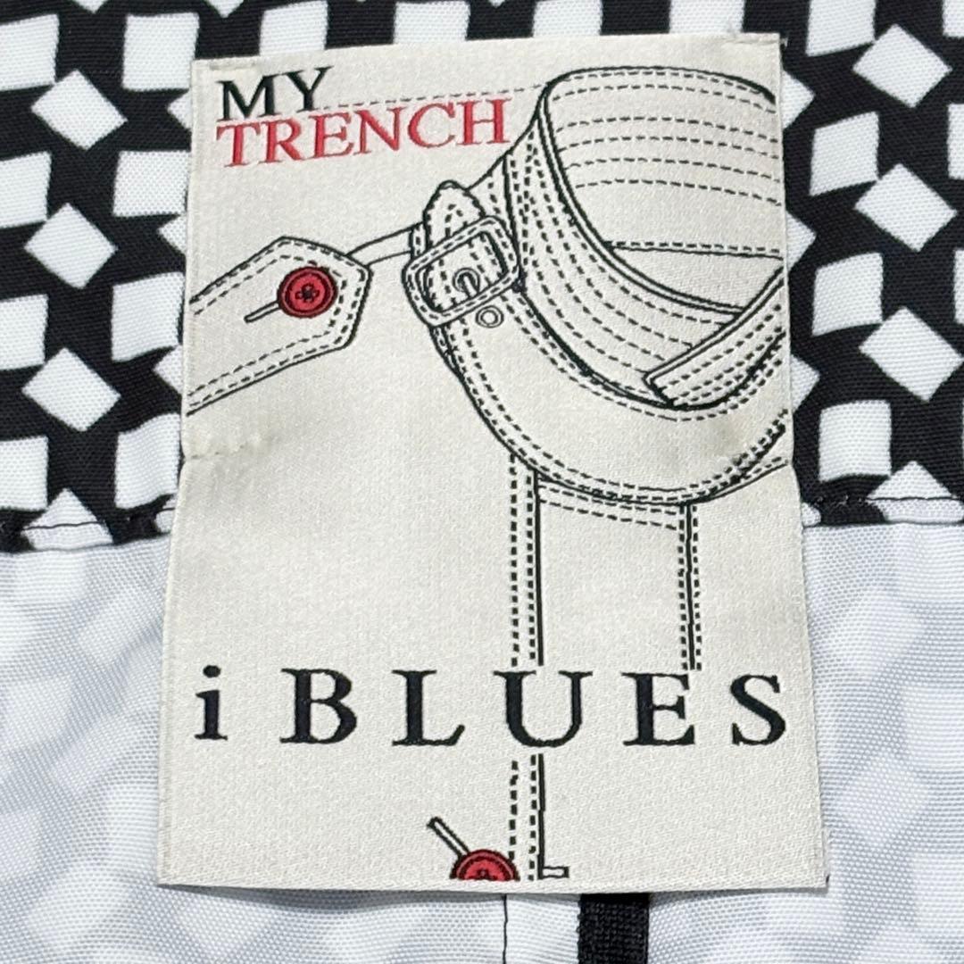 【極美品】マックスマーラ iBLUES 幾何学柄 スプリングコート 上品 高級