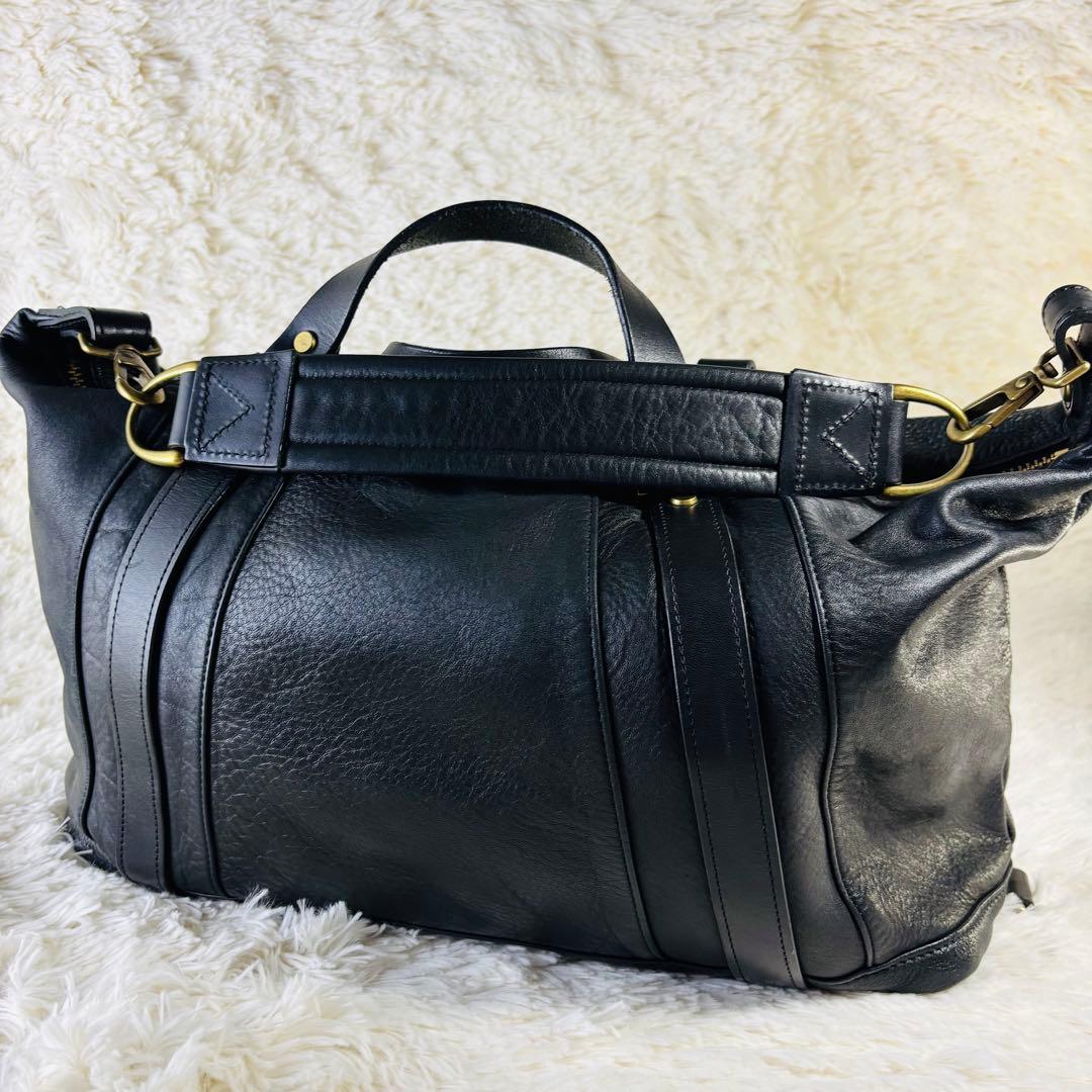 マスターピース　プロジェクト　ボストンバッグ　レザー　 2way 美品　ブラック